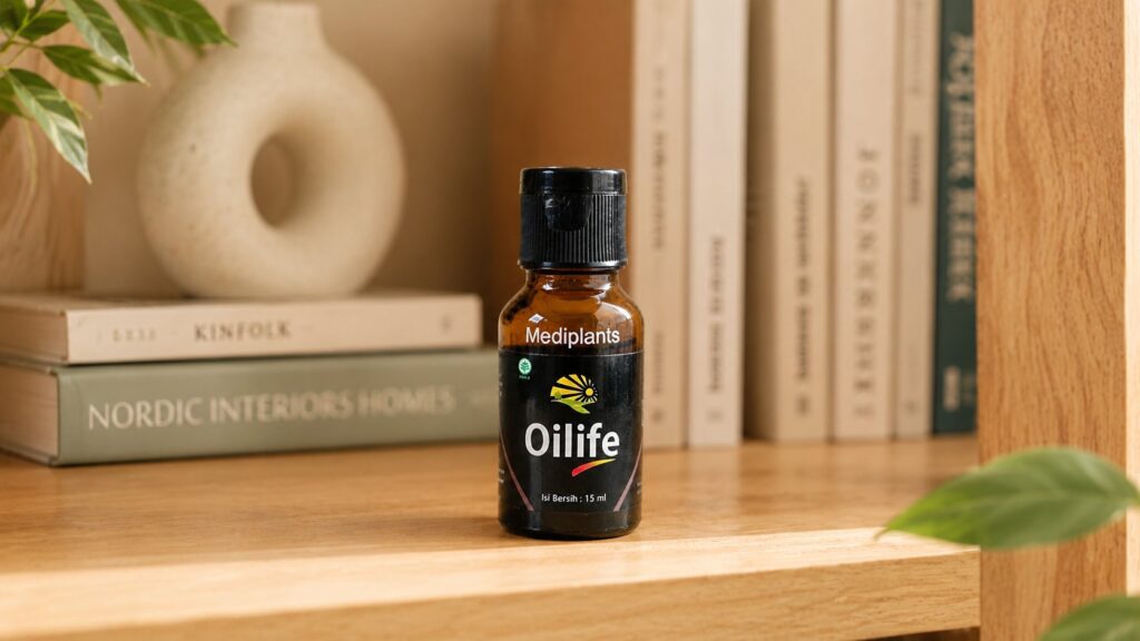 Jual obat benjolan di ketiak herbal OILIFE, minyak oles 15 ml ber-BPOM