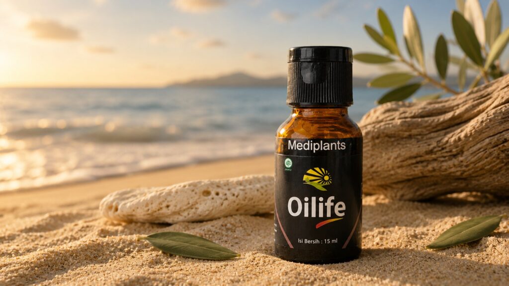 Obat benjolan di punggung — minyak oles herbal OILIFE dalam kemasan 15ml, sudah BPOM